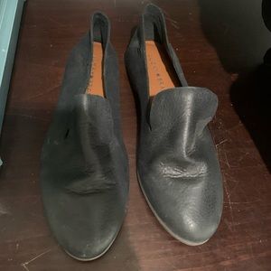 Luck brand navy soft leather loafers